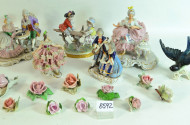 Posten versch. Porzellanfiguren