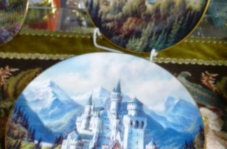 5 Wandteller, Königszelt Bayern