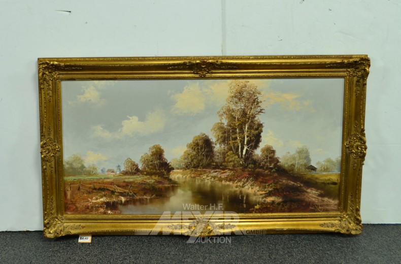 Gemälde ''Bachlauf''