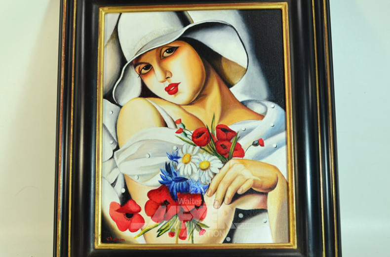 Gemälde ''Die Dame''