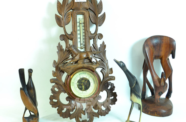 4 Teile Dekorationen, 1 Wetterstation und