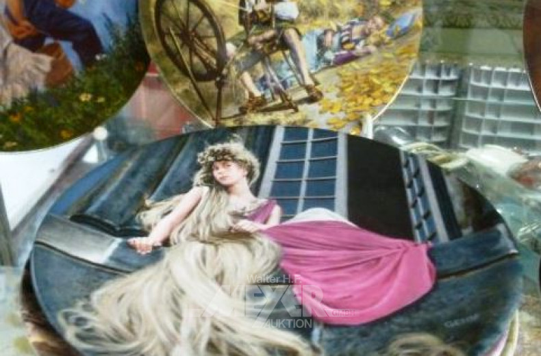 5 Wandteller, Königszelt Bayern