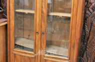 Gründerzeit-Vitrine, Mahagoni, 2-türig
