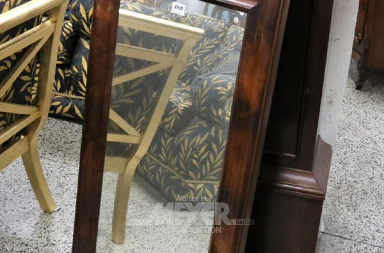 Biedermeier Garderobenspiegel,