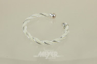 Armreif, 925er Silber, gedreht