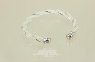 Armreif, 925er Silber, gedreht