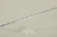 Armband, 585er WG, besetzt mit weißen