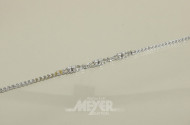 Armband, 585er WG, mit 6 Brillanten