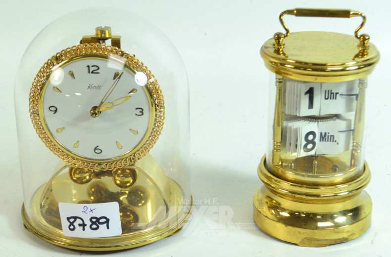 kl. Kalender im Messinggehäuse