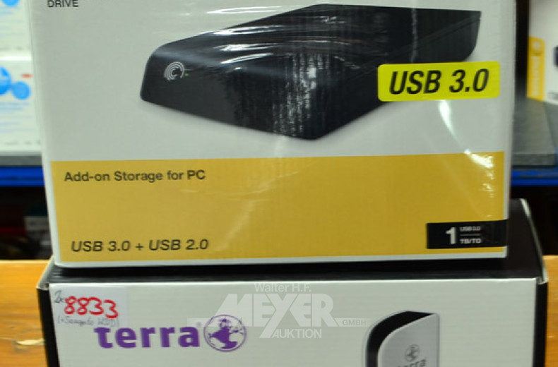 ext. Festplatte, USB 3.0, 1 TB