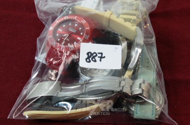 8 versch. Armbanduhren