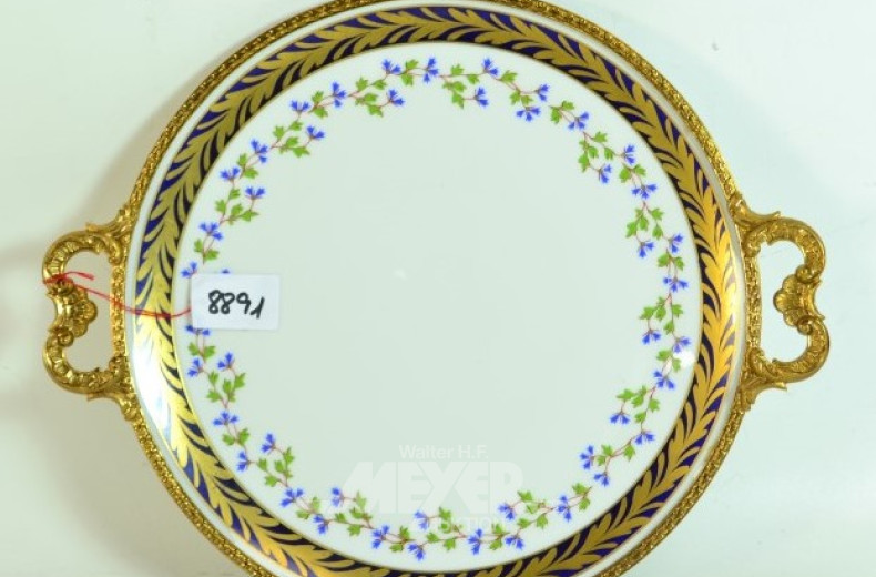 Porzellan-Henkelplatte, LIMOGES,