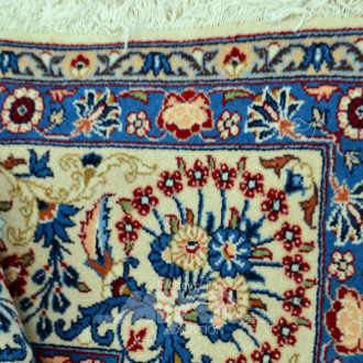 Orient-Teppich, beigegrundig, florales