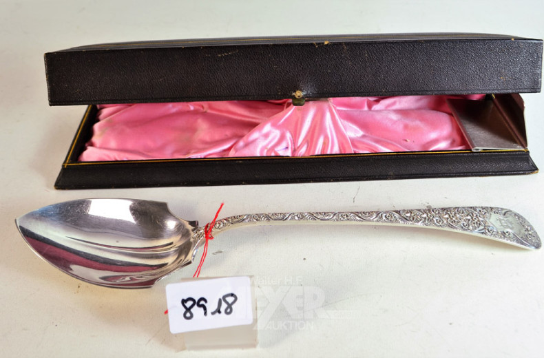 Eisservierlöffel, Sterling Silber,
