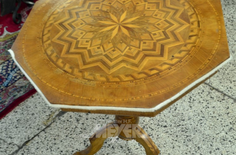 Beistelltisch, Mahagoni mit