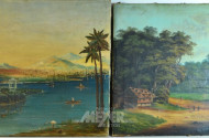 2 Gemälde, ''Landschaften''