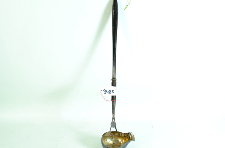 Schöpfkelle, Silber, mit Holzgriff
