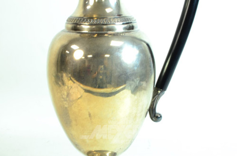 gr. Henkelkrug, 800er Silber,