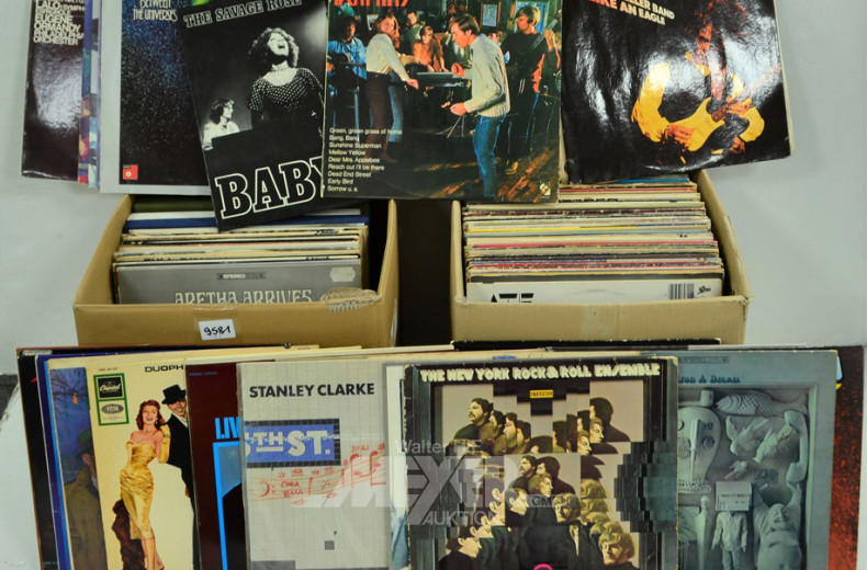 2 Kartons Schallplatten