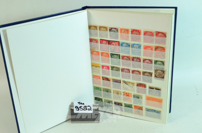 4 Alben mit Briefmarken