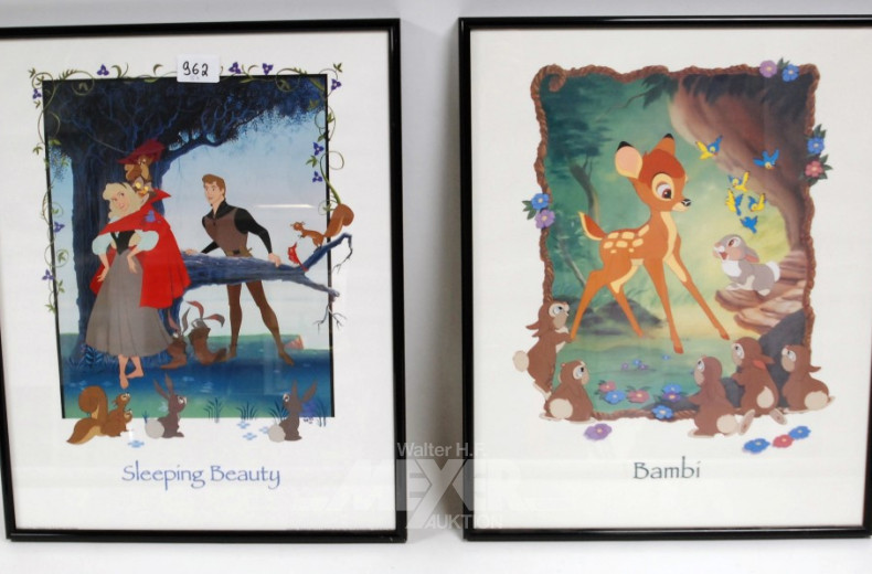 5 versch. Disney-Bilder