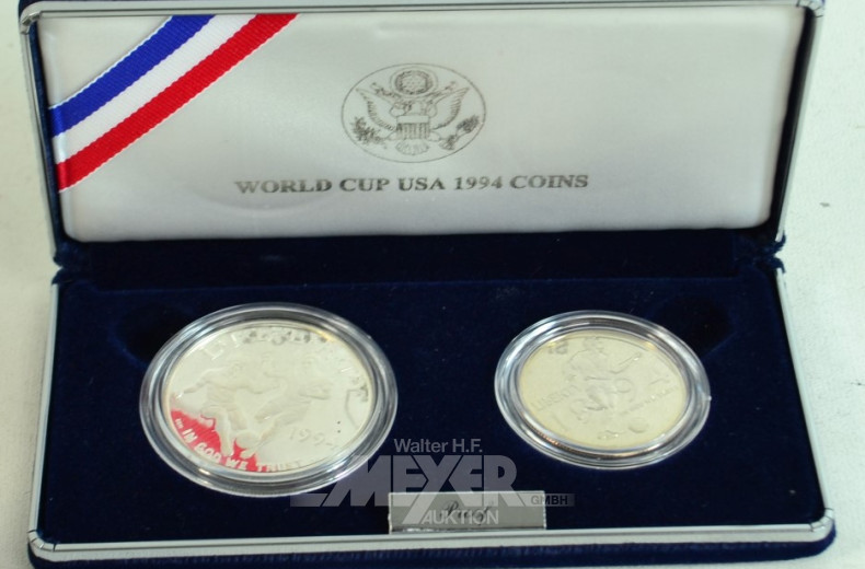2 Silber-Medaillen ''World Cup USA 1994''