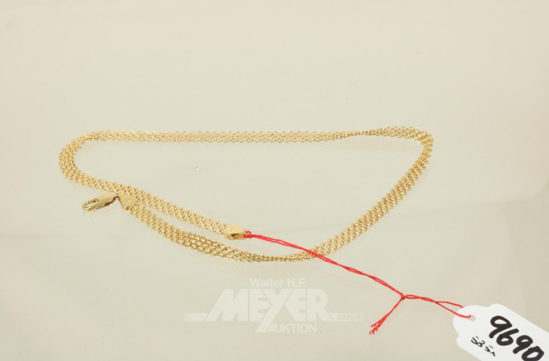 Kette, 585er Gelbgold