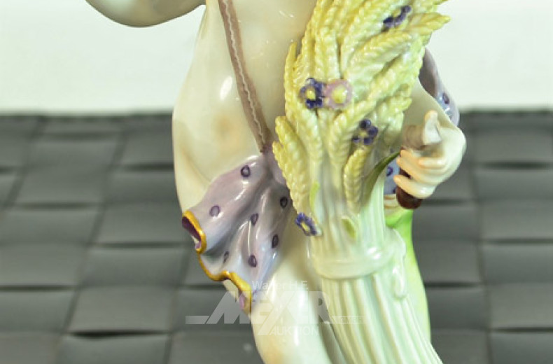 Porzellanfigur ''Mädchen mit Ähren'',