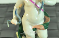 Porzellanfigur, ''Jüngling mit Schlange''