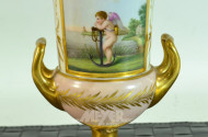 Porzellanpokal, ''Engel mit Anker''