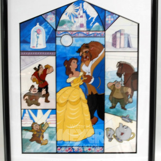 Serigraphie ''Beauty & the Beast''