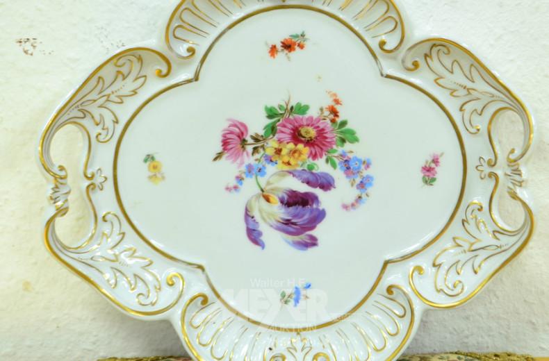 Porzellanschale, ''Blumen'', Stadt Meissen