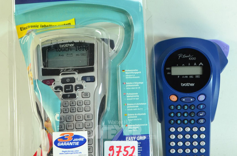 2 Beschriftungsgeräte, BROTHER,