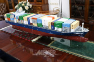 Werftmodell, Container-Schiff ''NELSON''