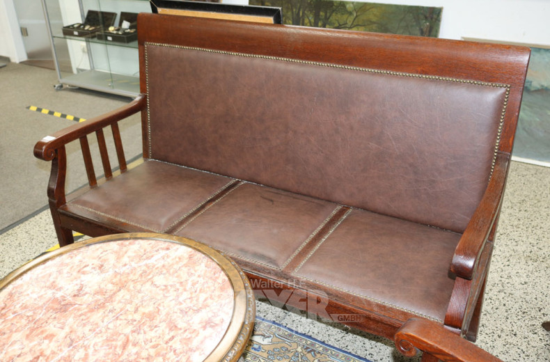 Gestellgarnitur, Eiche, 20er Jahre,