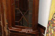 kl. Stil-Eckvitrine, Mahagoni,