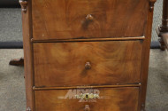 Kommode, Mahagoni, 3 Schubladen