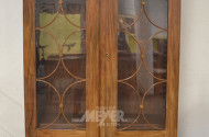 Biedermeier-Standvitrine, Mahagoni,