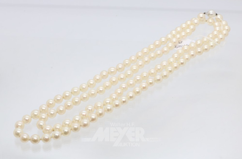 lange Perlenkette mit WG-Schließe
