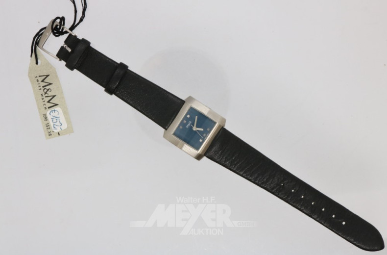 Armbanduhr M&M, Quarzwerk