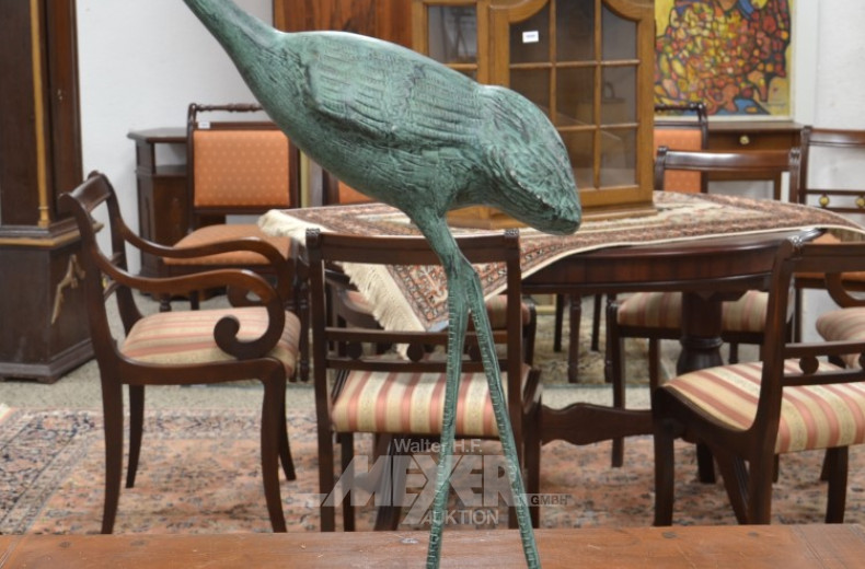 Bronzefigur ''Reiher'', neuzeitlich