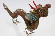 asiatische Metall-Figur ''DRACHE