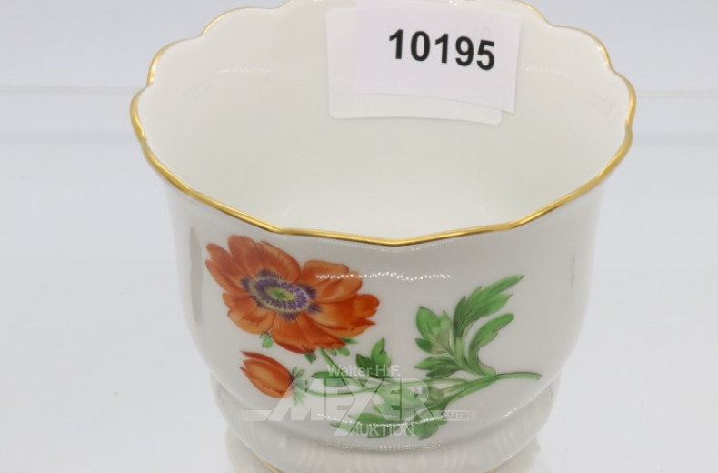 kl. Porz.-Überfangtopf, MEISSEN,
