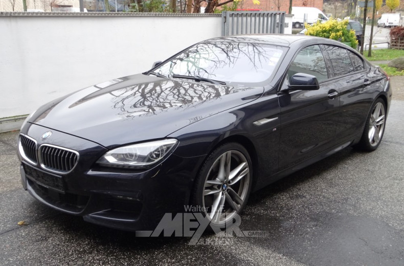 BMW 640d xDrive Gran Coupe, schwarz