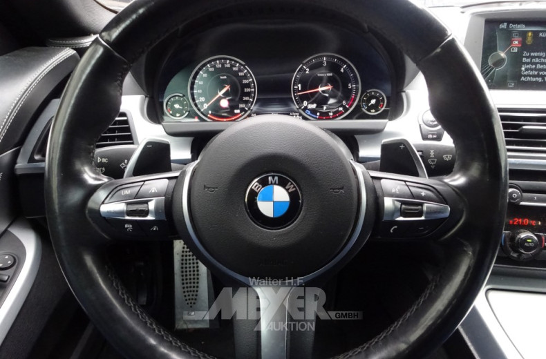 BMW 640d xDrive Gran Coupe, schwarz