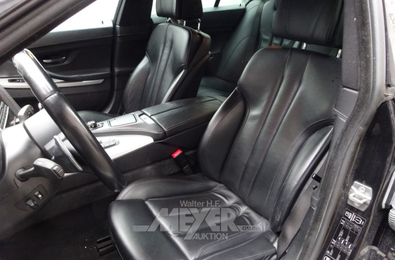 BMW 640d xDrive Gran Coupe, schwarz