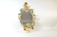 ovaler Wandspiegel,