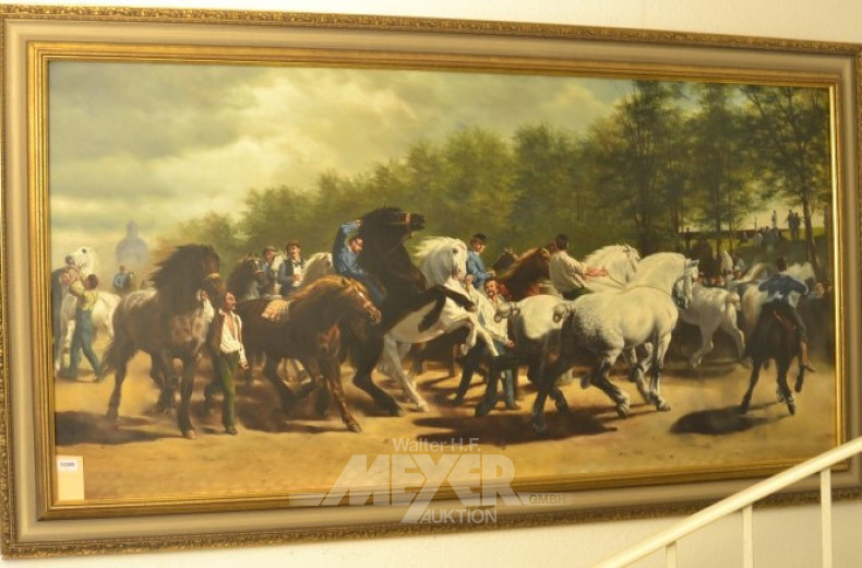 Gemälde, ''Wildpferdeparade''