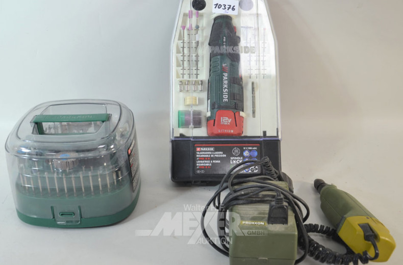 2 Schleifgeräte ''Proxxon u. Parkside''