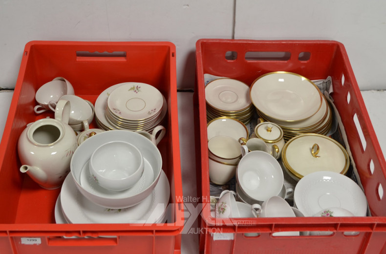 Posten div. Porz. Geschirrteile